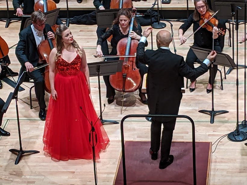 La soprano australienne Siobhan Stagg et le chef Enrico Onofri - Photo Classictoulouse